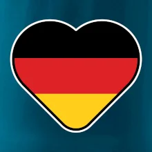Germany love velké - Německá vlajka