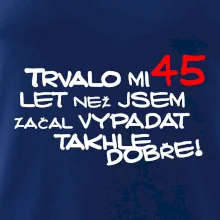 Trvalo mi 45 let než jsem začal vypadat takhle dobře