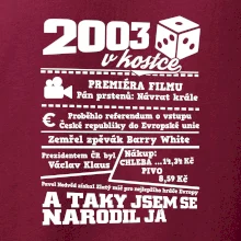 2003 v kostce