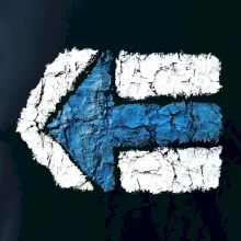 Párová turistická značka modrá