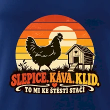 Slepice káva klid a pohoda