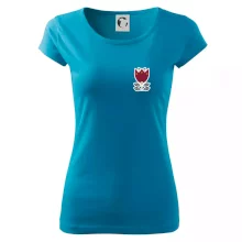 Folklor na prsu květina čtyřlistá