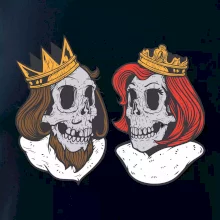 King and Queen lebky