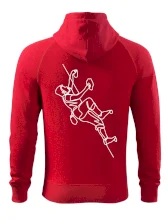 Lezecká stěna jedním tahem