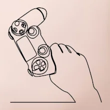 Herní ovladač jedním tahem