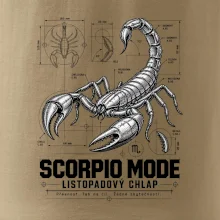 Listopadový štír technický nákres scorpio mode