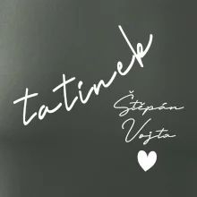 Mikina tatínek  se jmény dětí