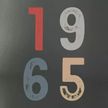 Vintage číslice 1965