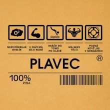 Čárový kód  - Plavec/plavkyně Čárový kód  - Plavec/plavkyně