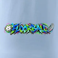 Florbalové graffiti v neonových barvách