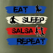 Eat sleep salsa repeat