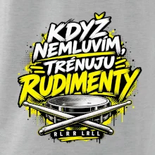 Když nemluvím trénuju rudimenty - bubenické paličky