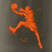 Basketball player splash