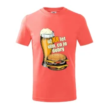 Pivo a burger vím co je dobrý