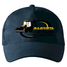 Bagrista v kruhu - vlastní nápis