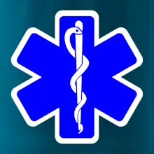 Rescue - Hvězda na prsu +  nápis na zádech