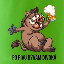 Po pivu bývám divoká