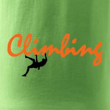 Climbing psací text