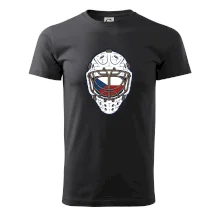 Hokejová maska s vlajkou