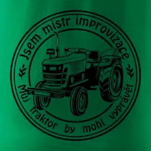 Mistr improvizace starý traktor