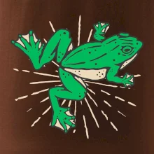 Žába zelená kreslená