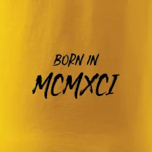 Born in - Římské číslo 1991
