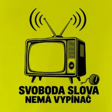 Svoboda slova nemá vypínač retro televize