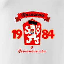 Narozena v Československu - Přelepený znak 1984 Narozena v Československu - Přelepený znak 1984