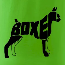 Boxer nápis v těle Boxer nápis v těle