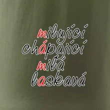 Milující chápající milá laskavá