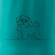 Havanský psík linka jedním tahem