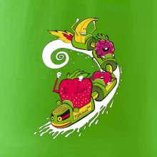 Milkshake vlak kreslený (Pecka design)