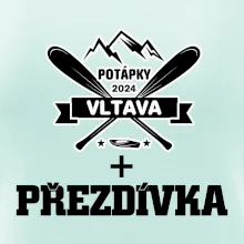 Na vodu - pádla hory (vlastní nápis)