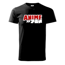 Anime nápis červený