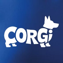 Corgi nápis v těle
