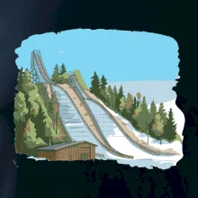 Obrázek skokanských můstků