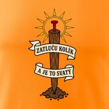 Geodet zatluču kolík a je to svatý