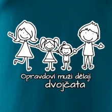 Opravdoví muži dělají dvojčata - holka kluk