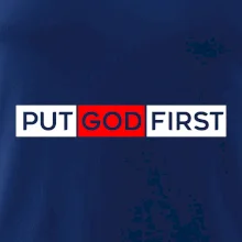 Put God first obdélník