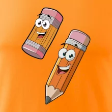 Parové triko - Tužka a guma