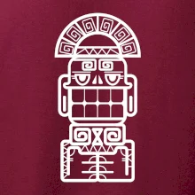 Mayové - socha se zuby