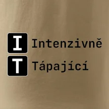 IT Nápis Intenzivně Tápající