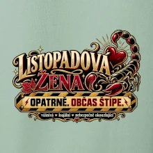 Listopadová žena pozor občas štípe