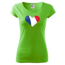 Francouzská vlajka srdce