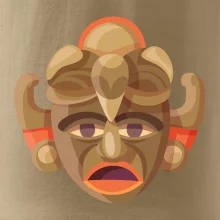 Mayové maska černoch