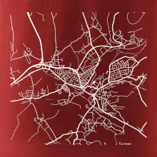 Mapy měst černobílé Turnov