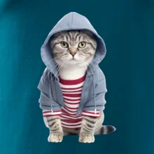 Kočka v pruhovaném triku