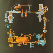 Steampunk barevná sestava