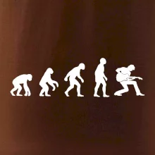 Evoluce kytarista - klečící