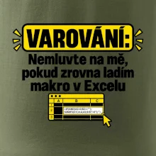 Varování nerušit při makru v excelu